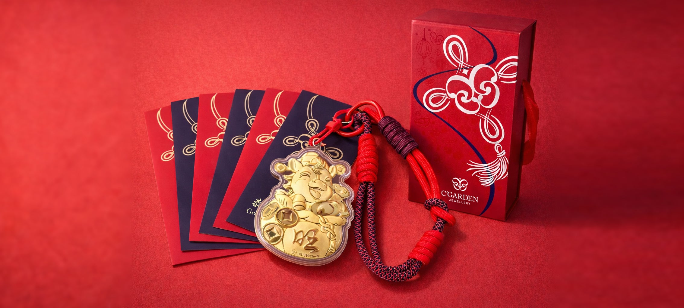 Horse Fortune Phone Charm (999 Pure Gold) 马到功成 · 有福随身戴 (999足金)